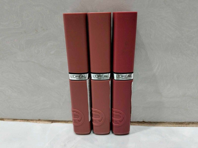 Loreal Paris Matte Resistance Lipsticks.