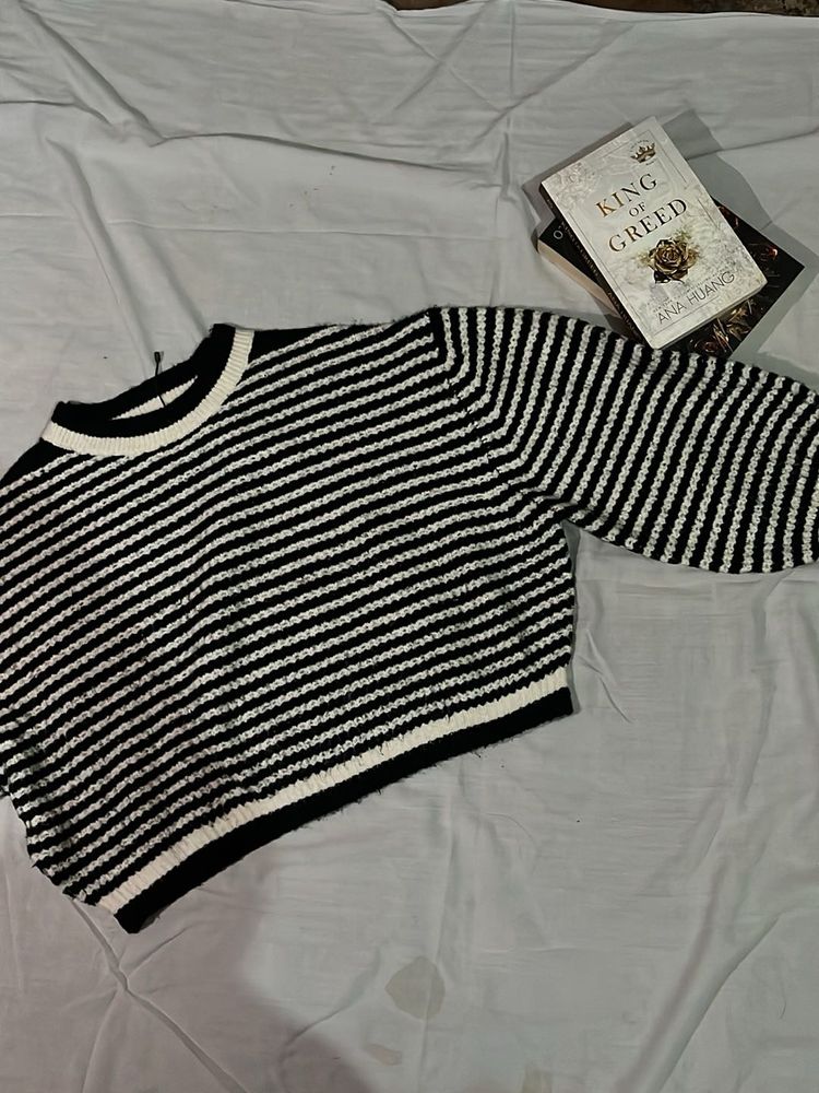 Striped Knit Sweater