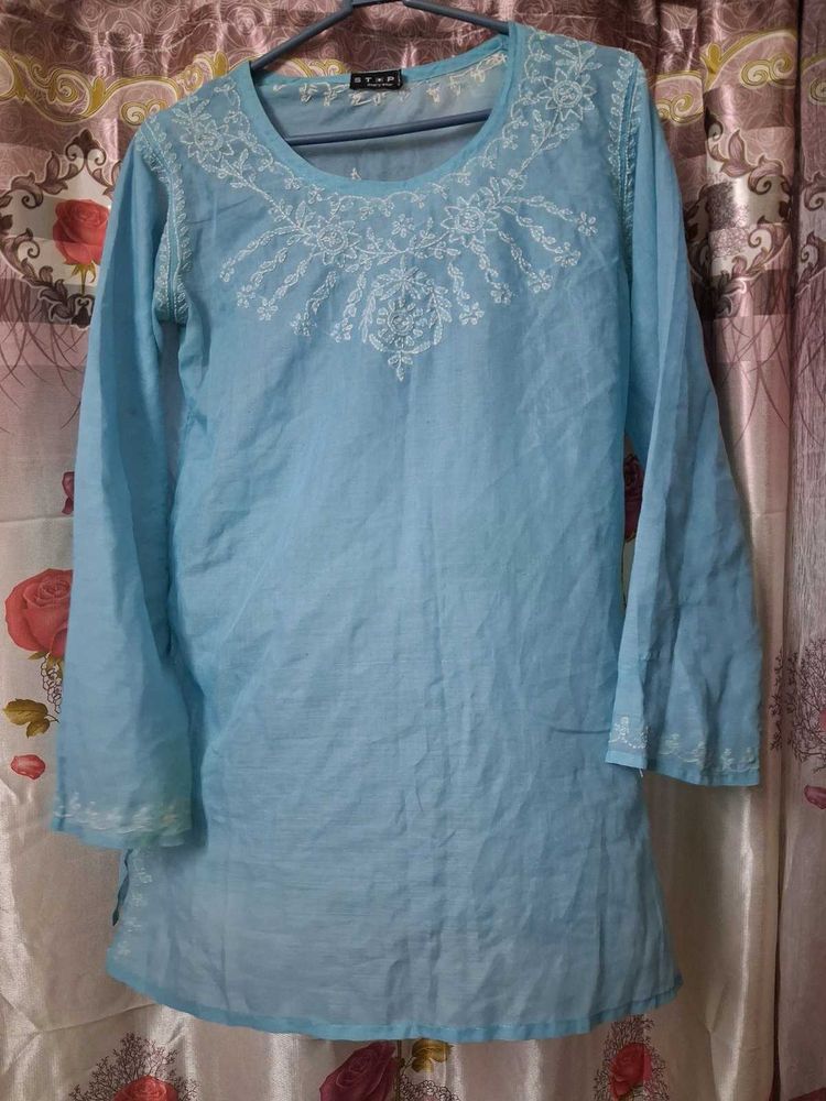 Blue Short Kurthi 💙