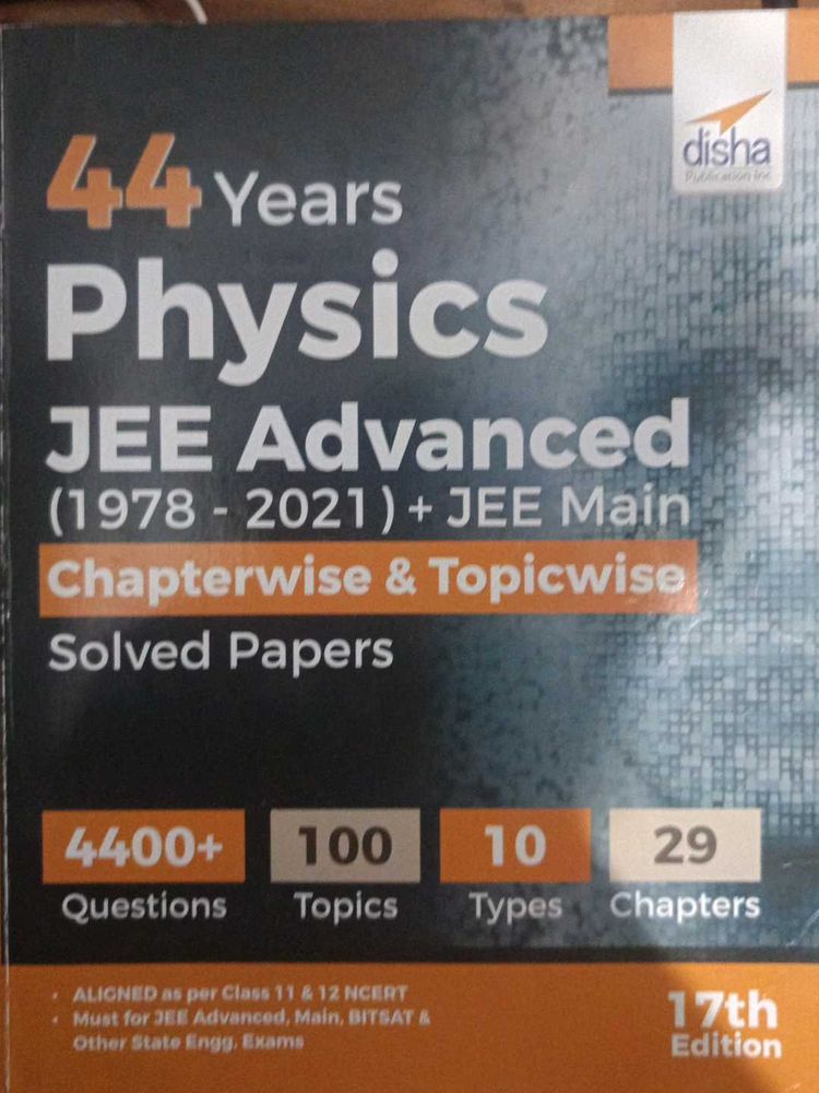 Physics JEE Advanced Solved Papers