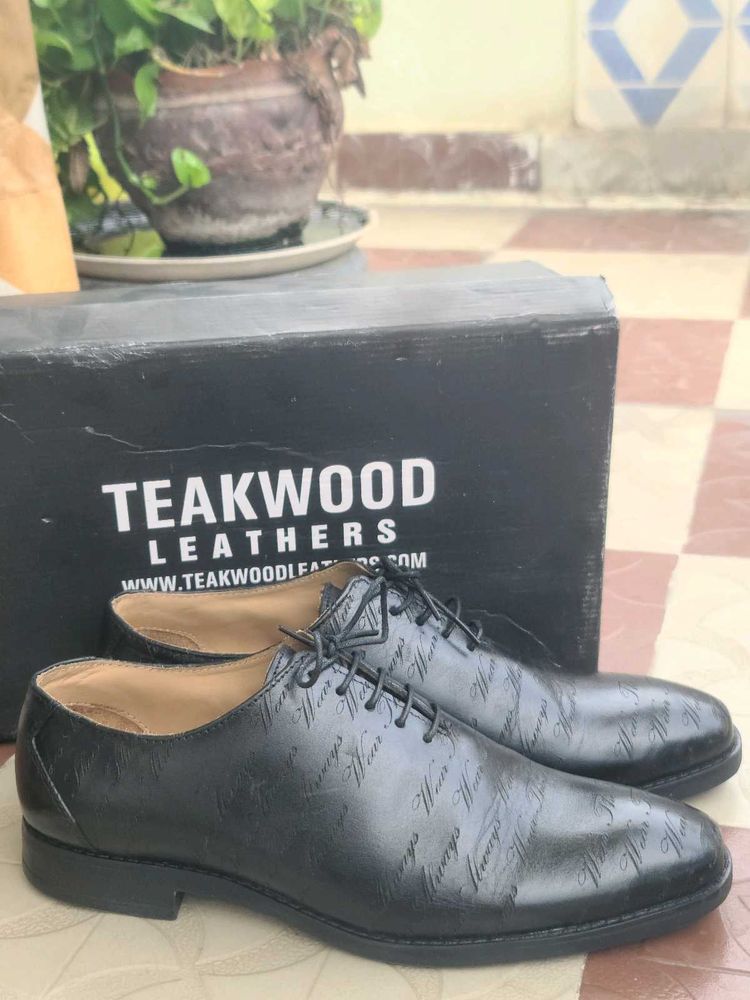 ✨👞 TEAKWOOD LEATHERS Men&#39;s Leather Oxford Shoes