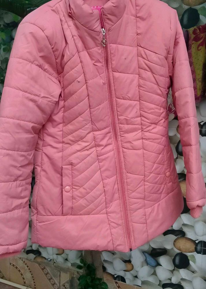 Pink Puffer Jacket
