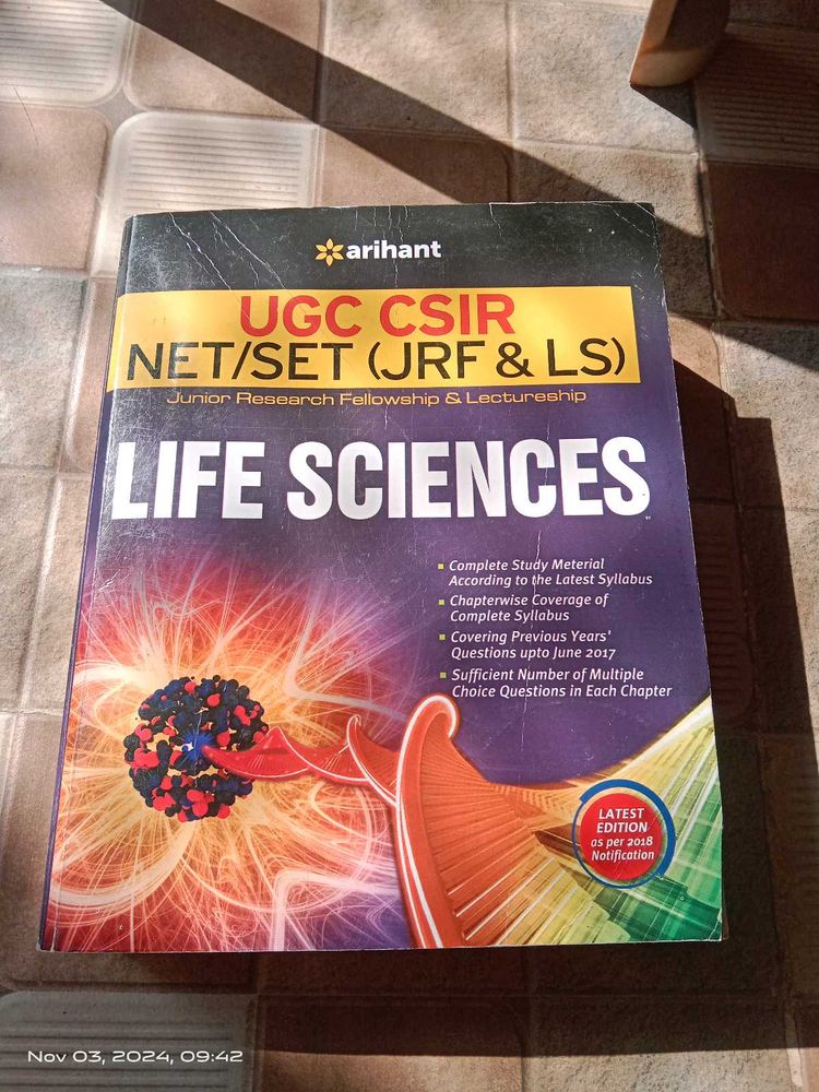 Arihant UGC NET life science Latest 4th Edition