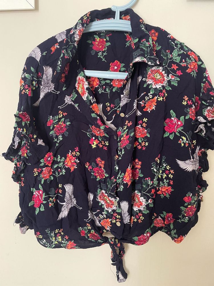 Westside Floral Crop Top
