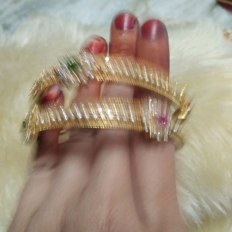 Shiny 1 Gramgold Bangles