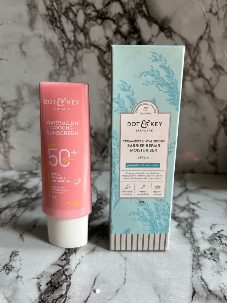 Both Sunscreen+moisturiser