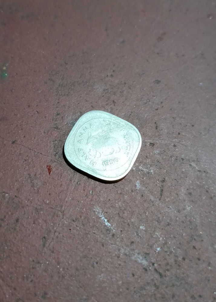 HALF ANNA 1950 YRS. INDIAN.