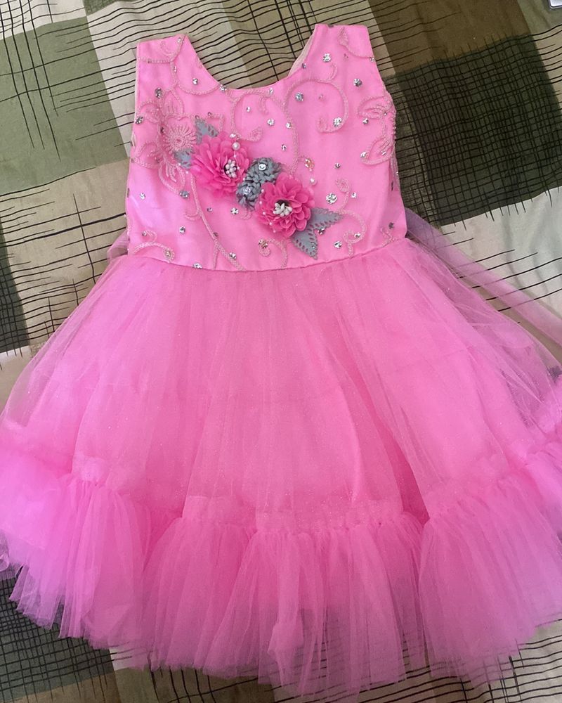 Cute Baby Pink Frock