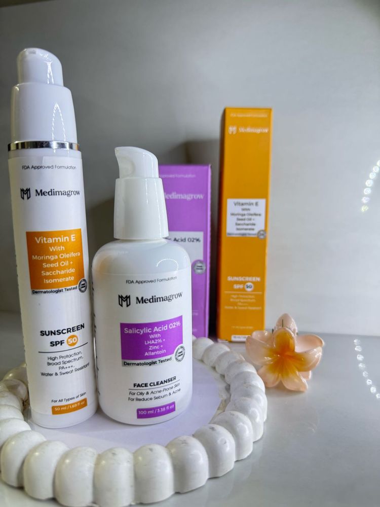 Sunscreen And Cleanser