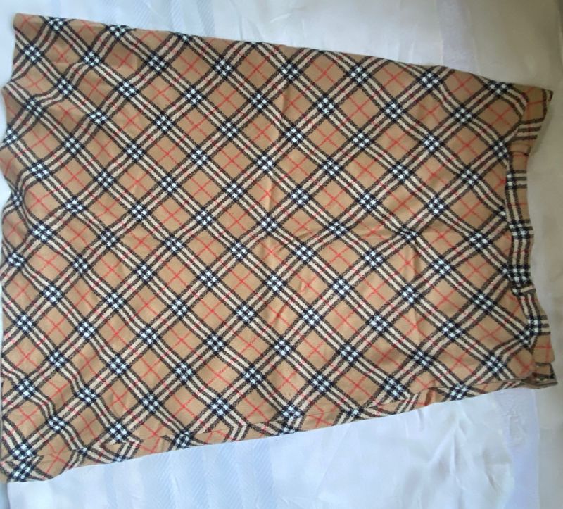 Burberry Check Skirt
