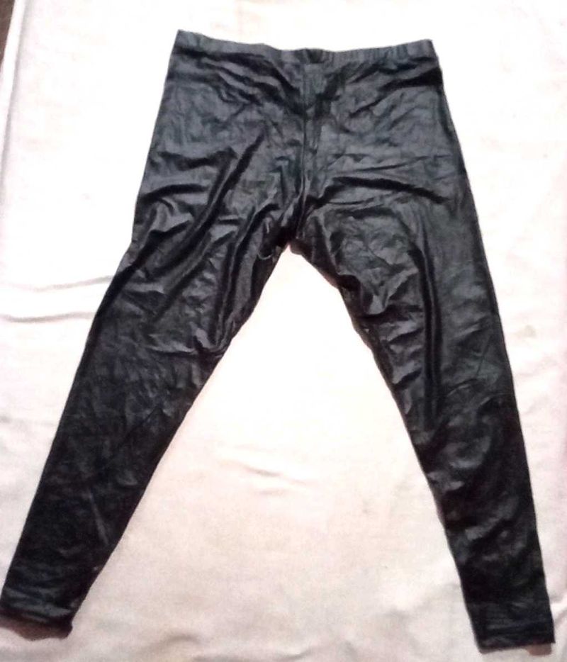 Shiny Black Pants