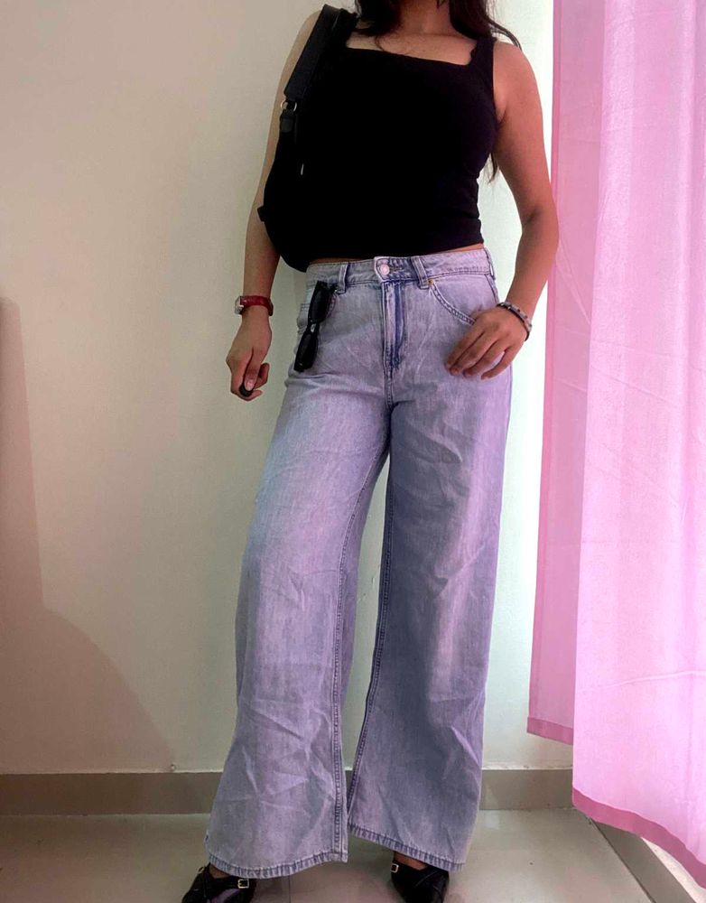 h&amp;m straight fit jeans