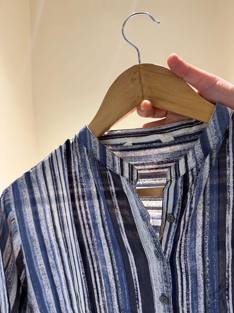 Striped Office Kurta