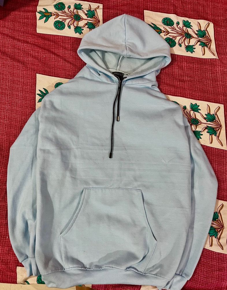 Oversized Light Blue Hoodie
