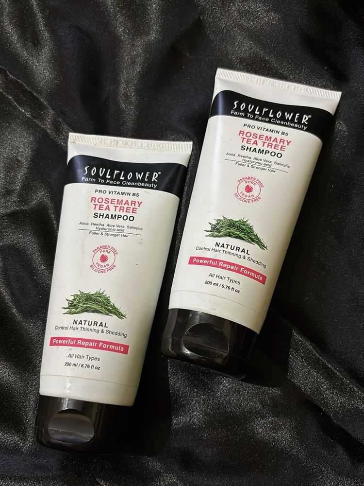 🍃 Soulflower – Rosemary &amp; Tea Tree Shampoo