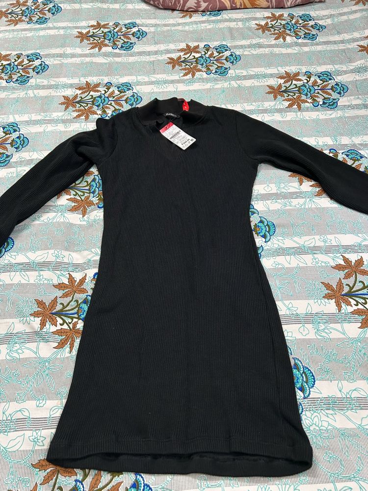 Black Bodycone Dress