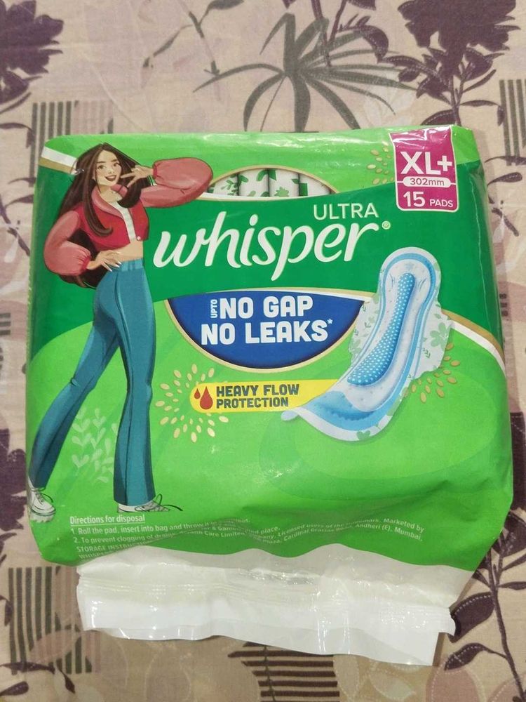 Whisper Ultra XL+ Pads - 15 Count