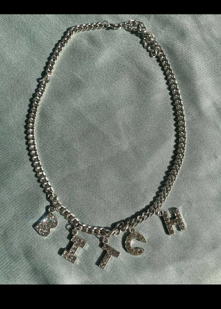 Bitch Pendant Necklace