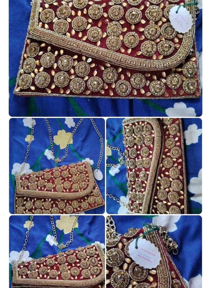 BRIDAL Embroidered Clutch
