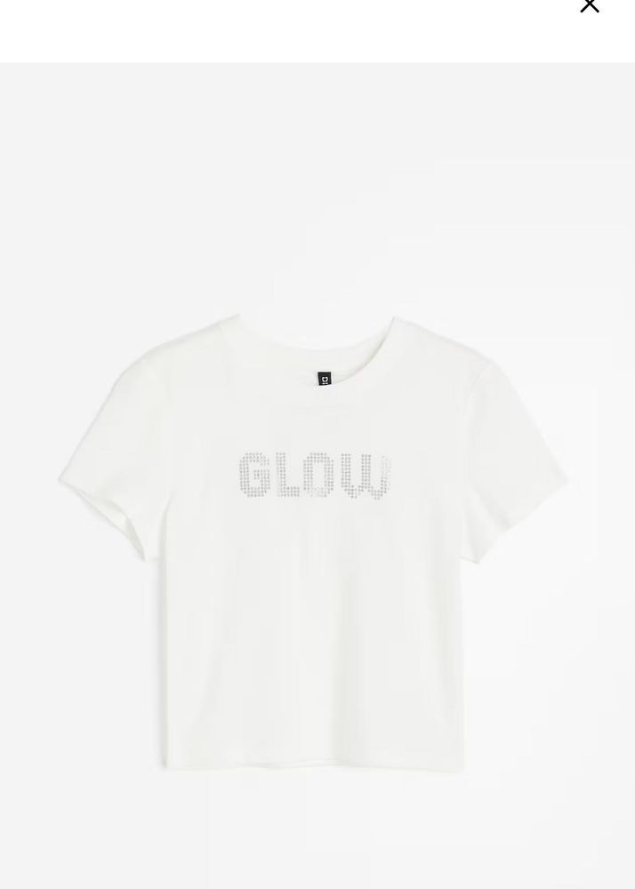 White GLOW Graphic Tee