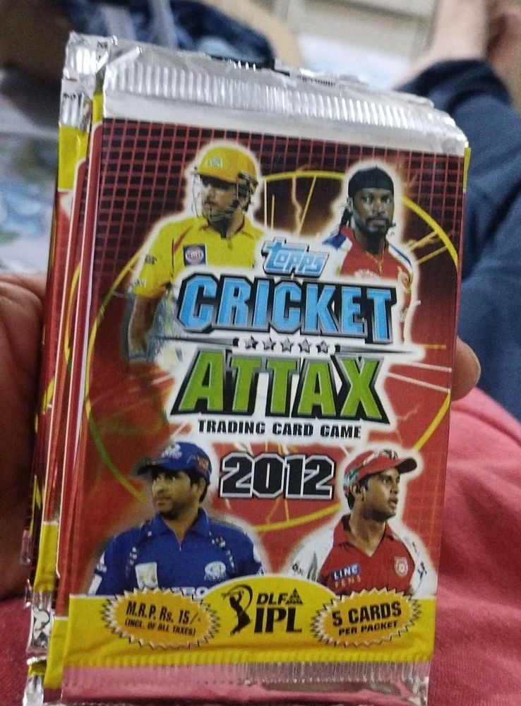 Topps Cricket Attax 2012 Sealed Packs(20 Packs)