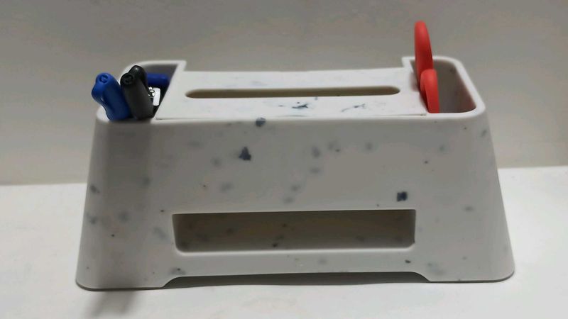 Desk Organizer With Tissue Paper Holder
