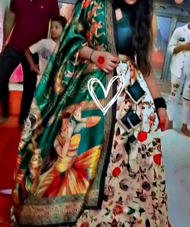 Simple Lehenga Choli For Women With Stitched Blous