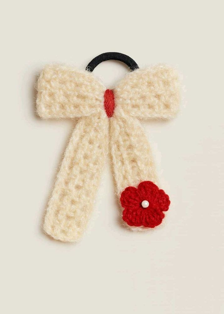 Cute Knitted Bow Hair Tie