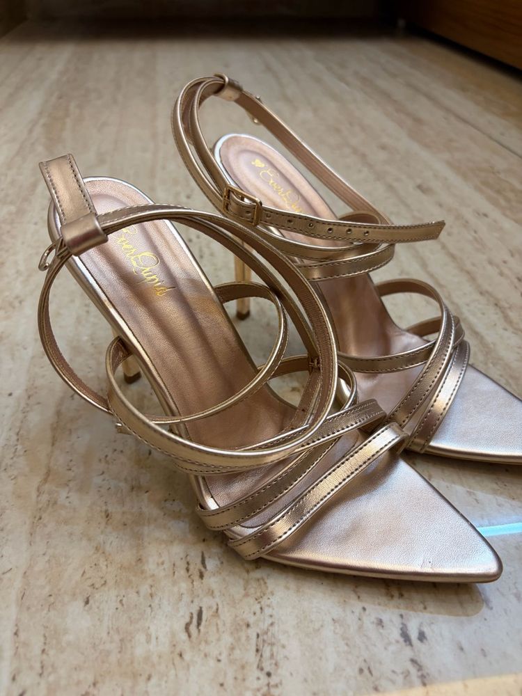 Elegant Rose Gold Heels