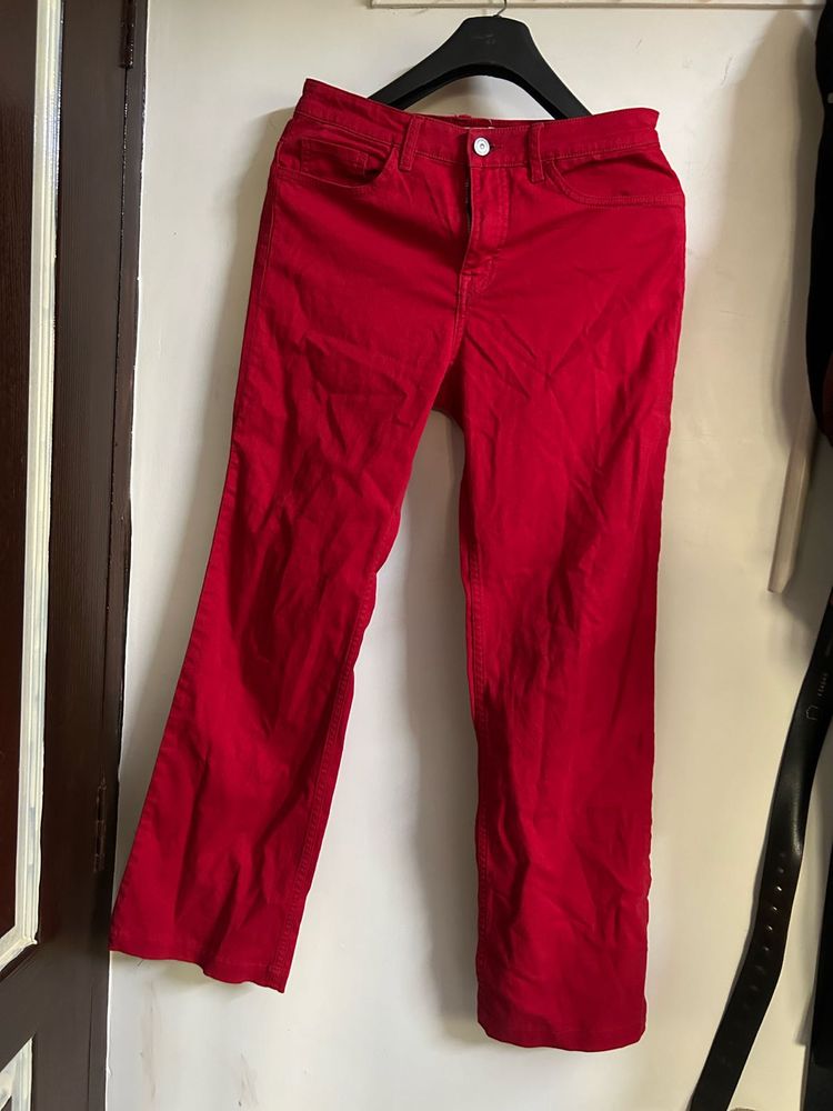 Red Denim Jeans