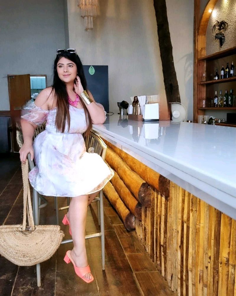 White Organza Dress