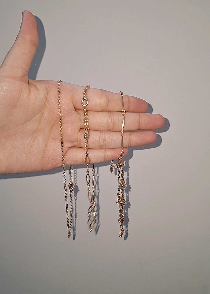 3 Combo Anklets / Bracelet