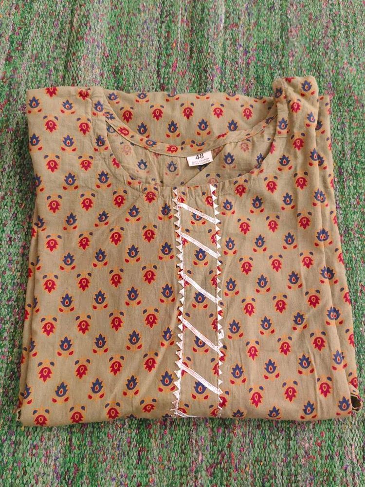 Floral Print Kurta
