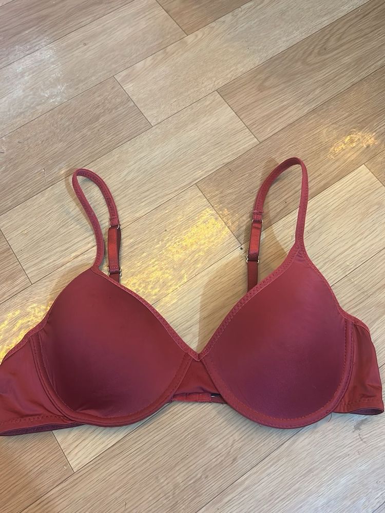 Burgundy Bra