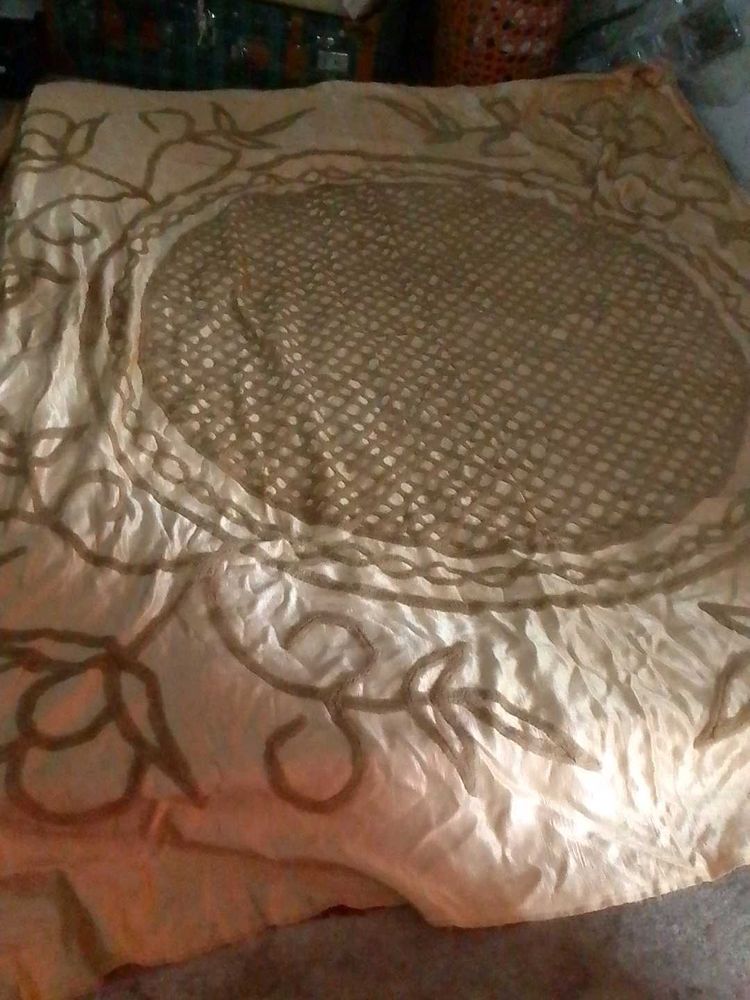 Best Yellow And Browny Colour Bed Cover