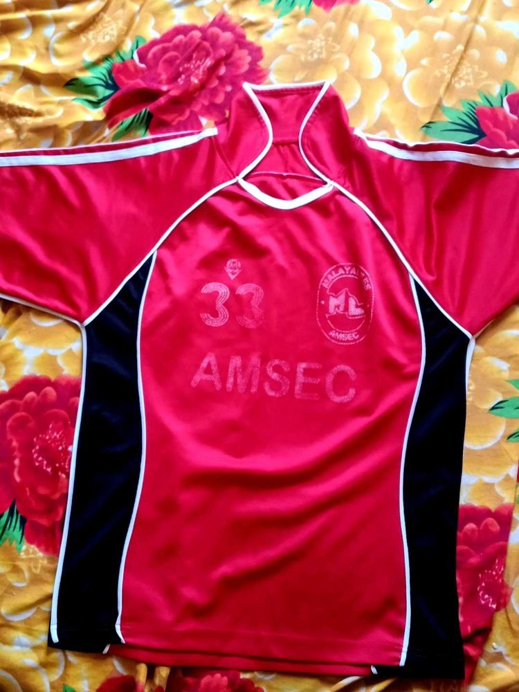 Red &amp; Black AMSEC Jersey