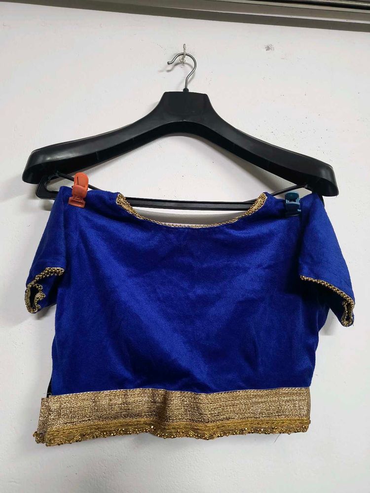 Blue Side Chain Blouse (New)