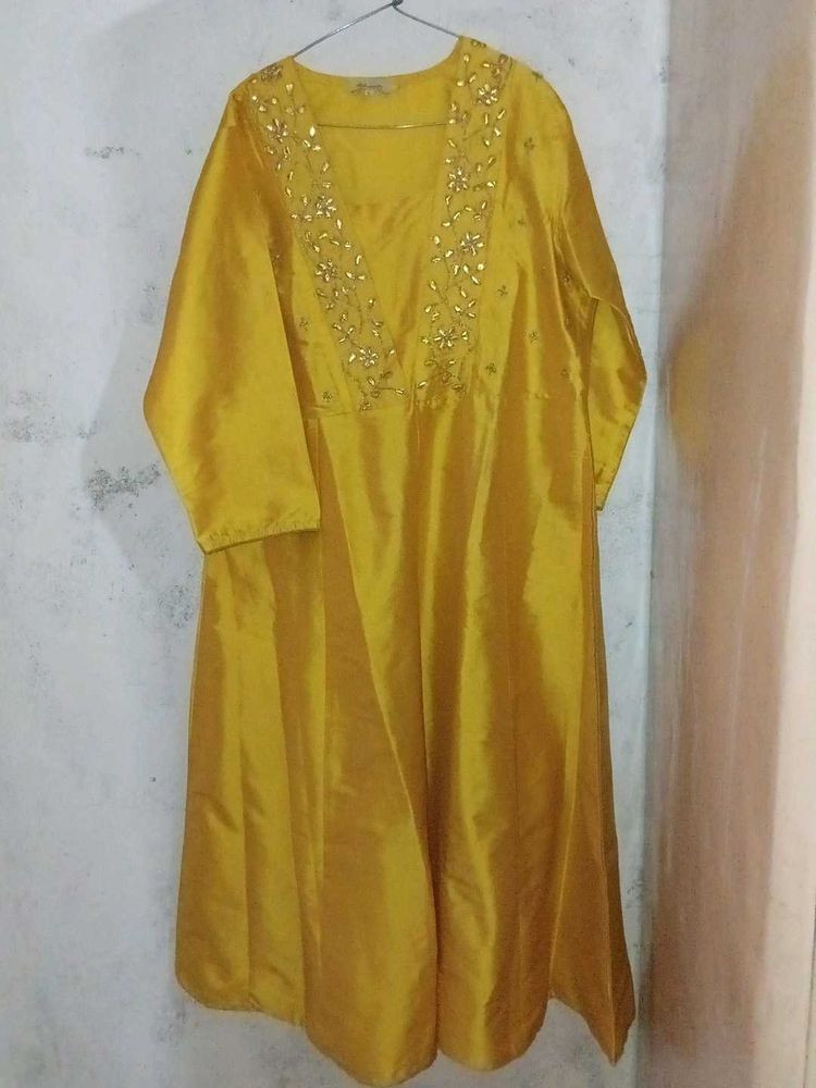 Bhama Couture Yellow Kurta