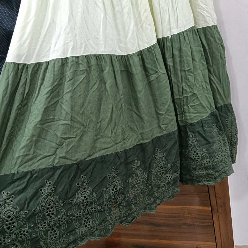 Green beautiful dress