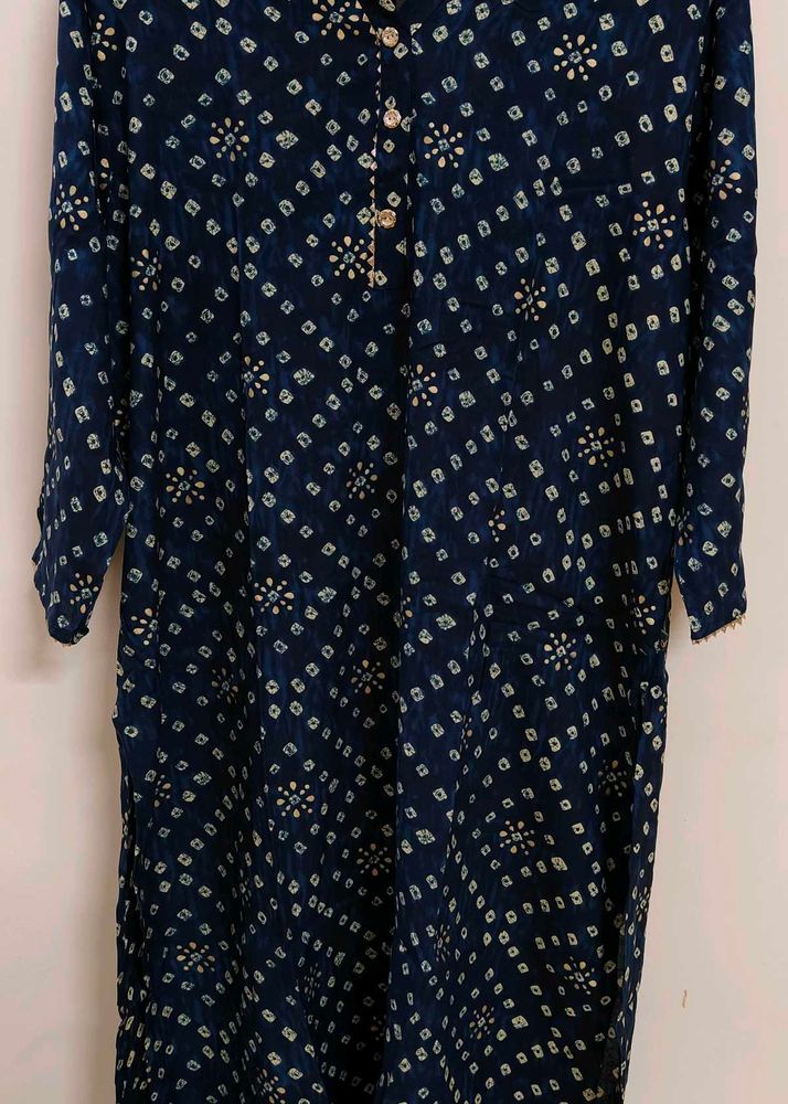 blue kurtis