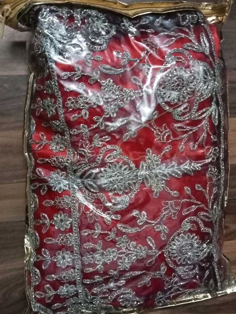Red Embroidered Lehenga Choli