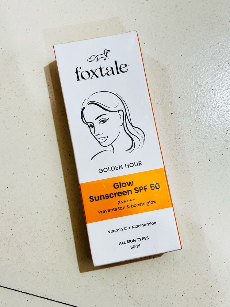 Foxtale Glow Sunscreen SPF 50