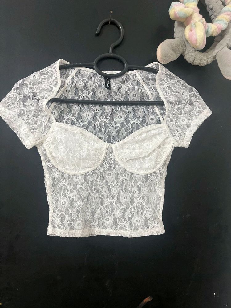 Gathered Bustier Top