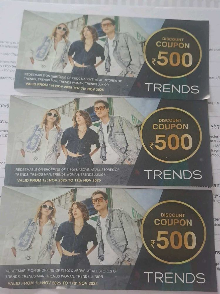 TRENDS Discount Coupon.