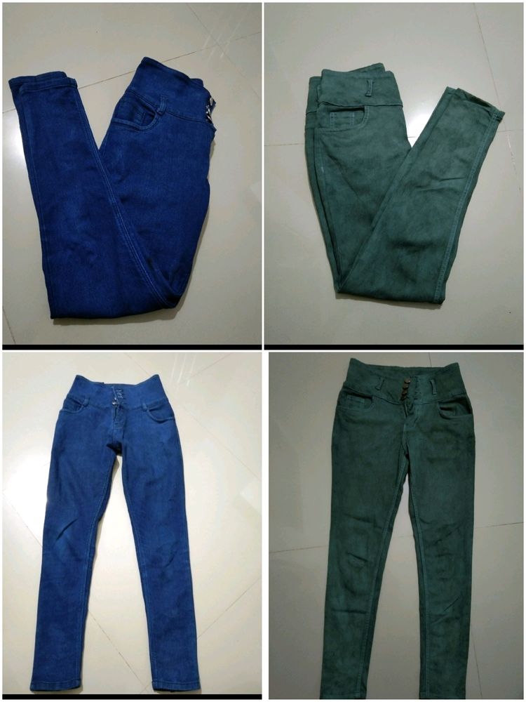 *Combo Jeans* Fitted Jeans Actually Size Is 28 But It Fitted So Now It Is 26