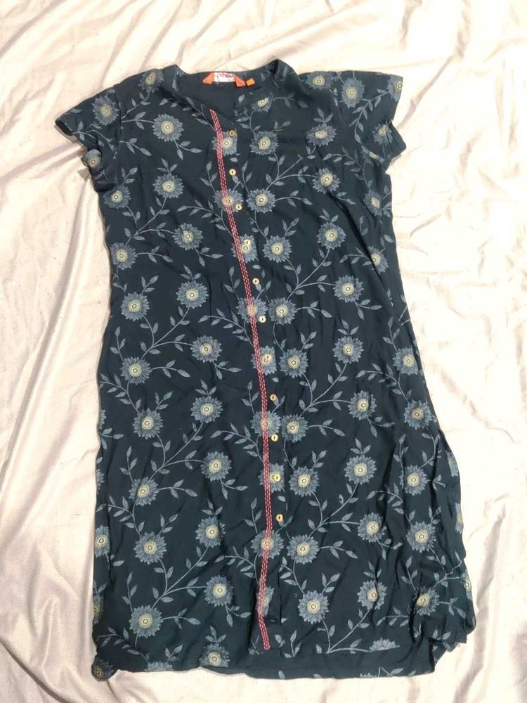 Floral Print Kurta