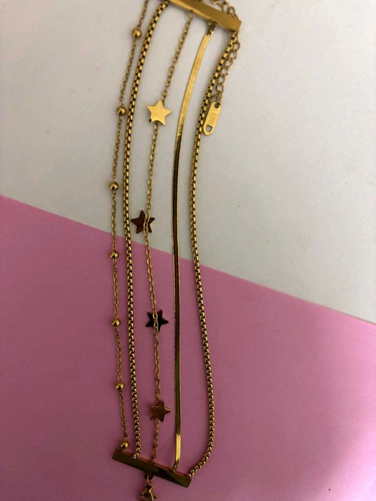 5 layer wide bracelet