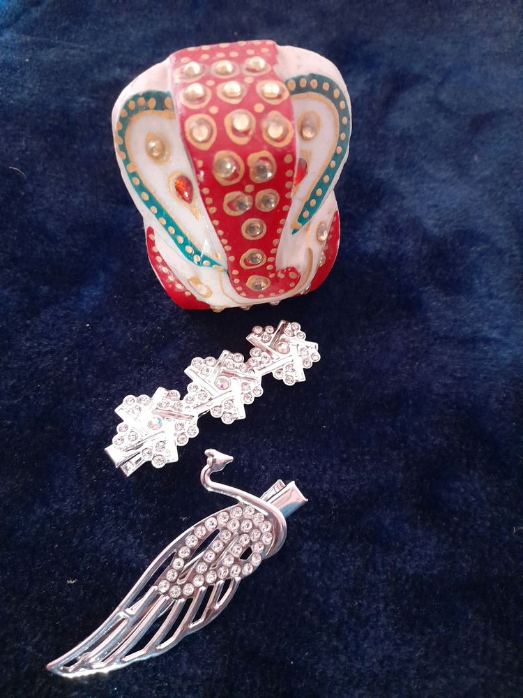 Silver Color Hair Accessories