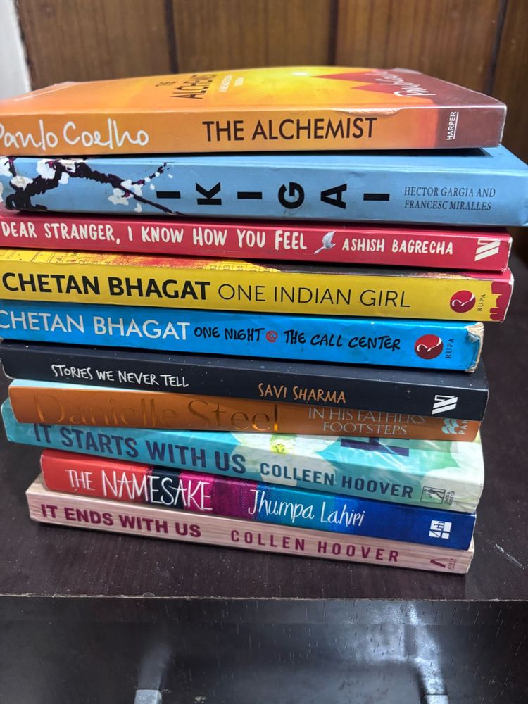 set of 10 popular books