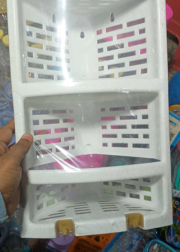 Wall Corner Storage Basket 🧺